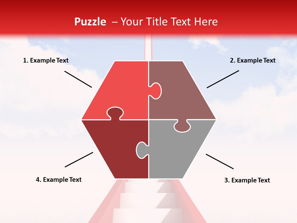 Success Heaven Outside PowerPoint Template