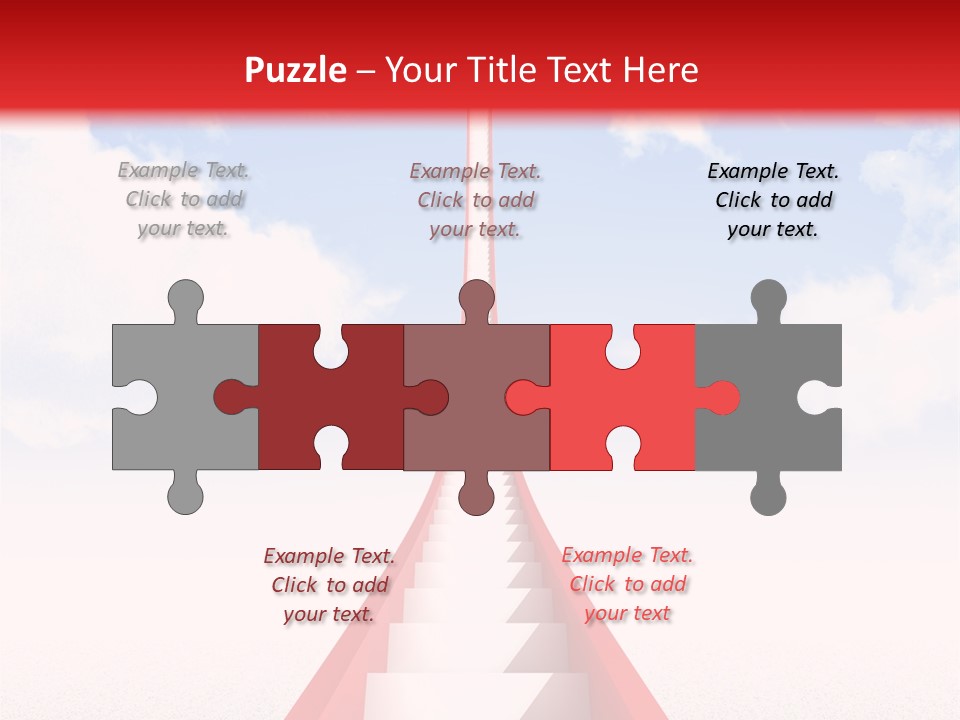 Success Heaven Outside PowerPoint Template