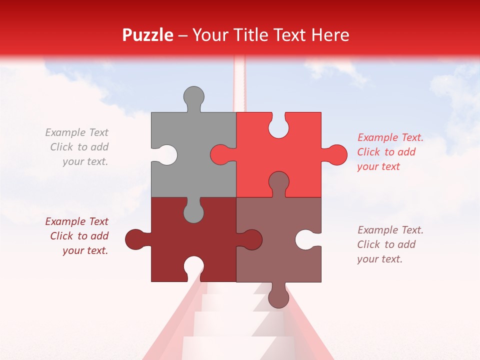 Success Heaven Outside PowerPoint Template