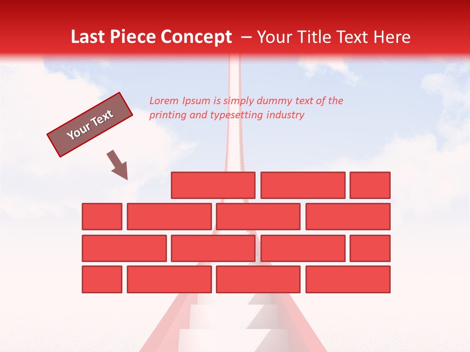 Success Heaven Outside PowerPoint Template