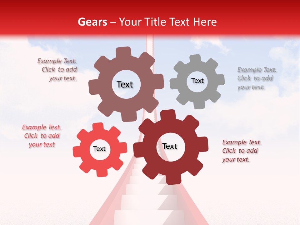 Success Heaven Outside PowerPoint Template