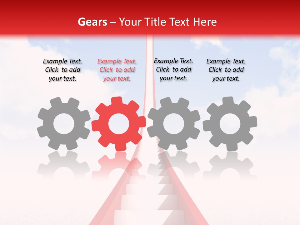 Success Heaven Outside PowerPoint Template