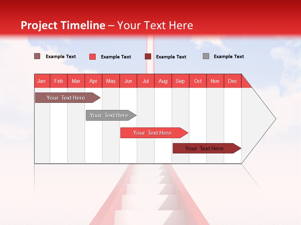 Success Heaven Outside PowerPoint Template