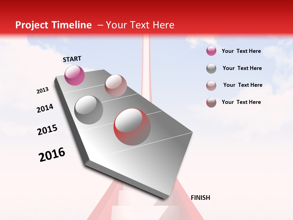 Success Heaven Outside PowerPoint Template