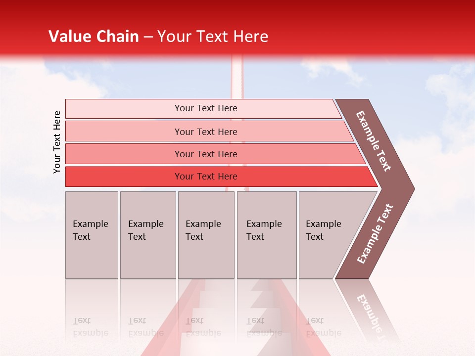 Success Heaven Outside PowerPoint Template