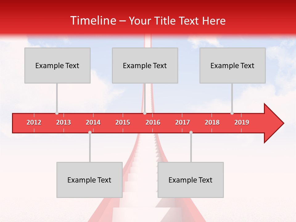Success Heaven Outside PowerPoint Template