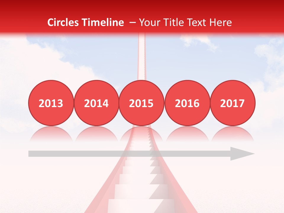 Success Heaven Outside PowerPoint Template