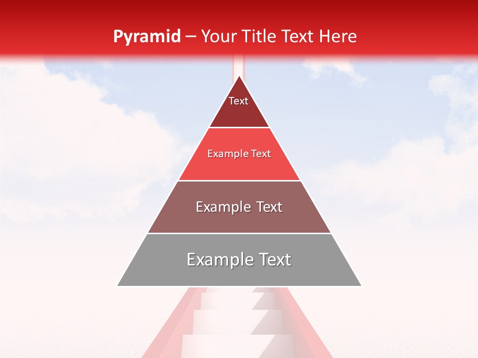 Success Heaven Outside PowerPoint Template