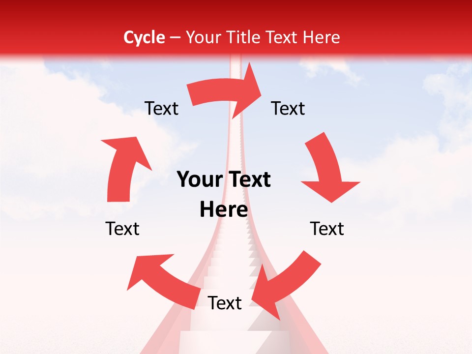 Success Heaven Outside PowerPoint Template