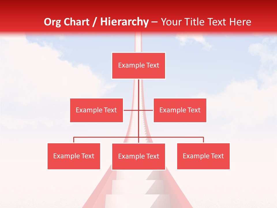 Success Heaven Outside PowerPoint Template