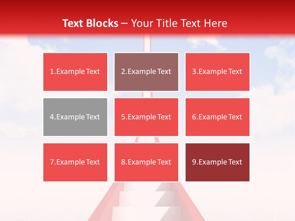 Success Heaven Outside PowerPoint Template