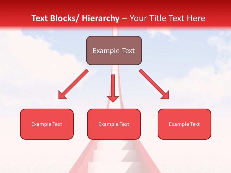 Success Heaven Outside PowerPoint Template