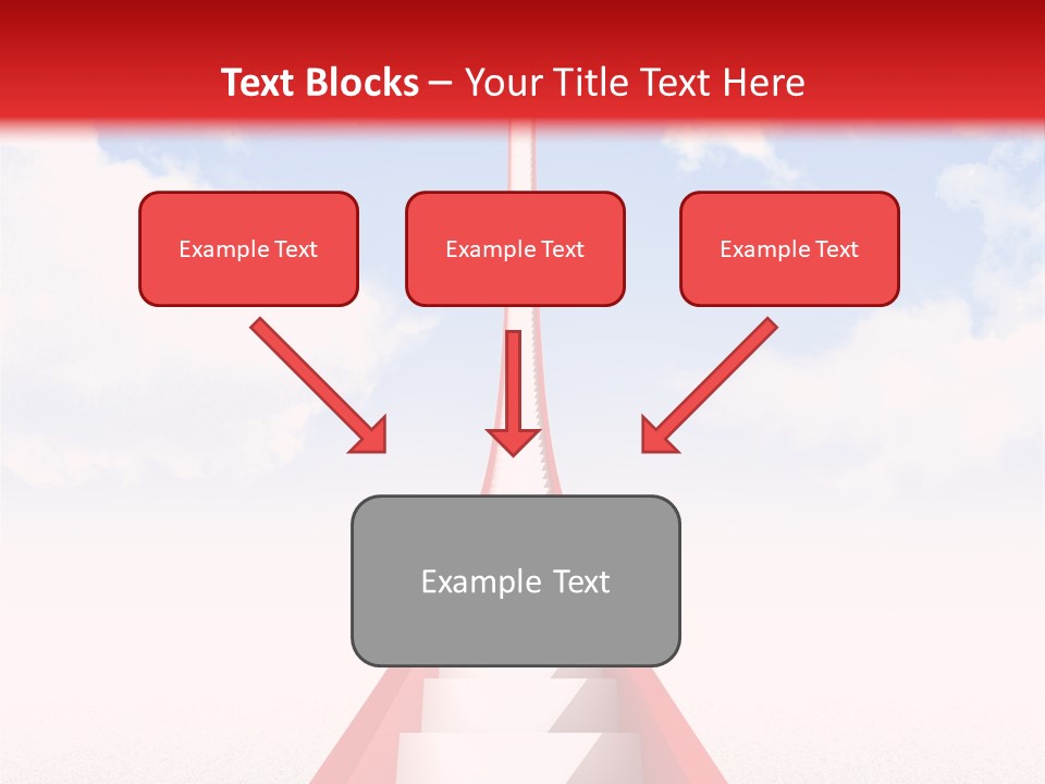 Success Heaven Outside PowerPoint Template