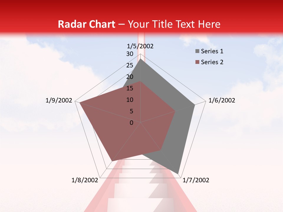 Success Heaven Outside PowerPoint Template