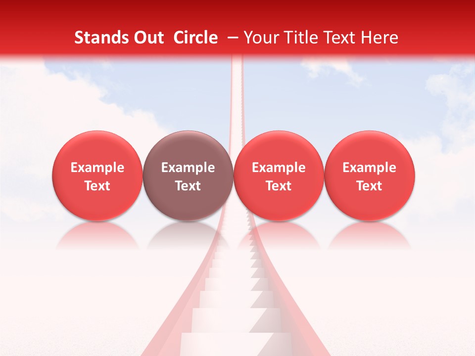 Success Heaven Outside PowerPoint Template