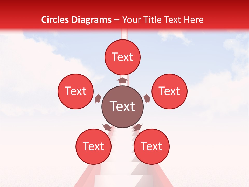 Success Heaven Outside PowerPoint Template