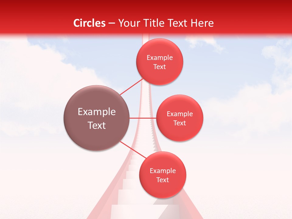 Success Heaven Outside PowerPoint Template