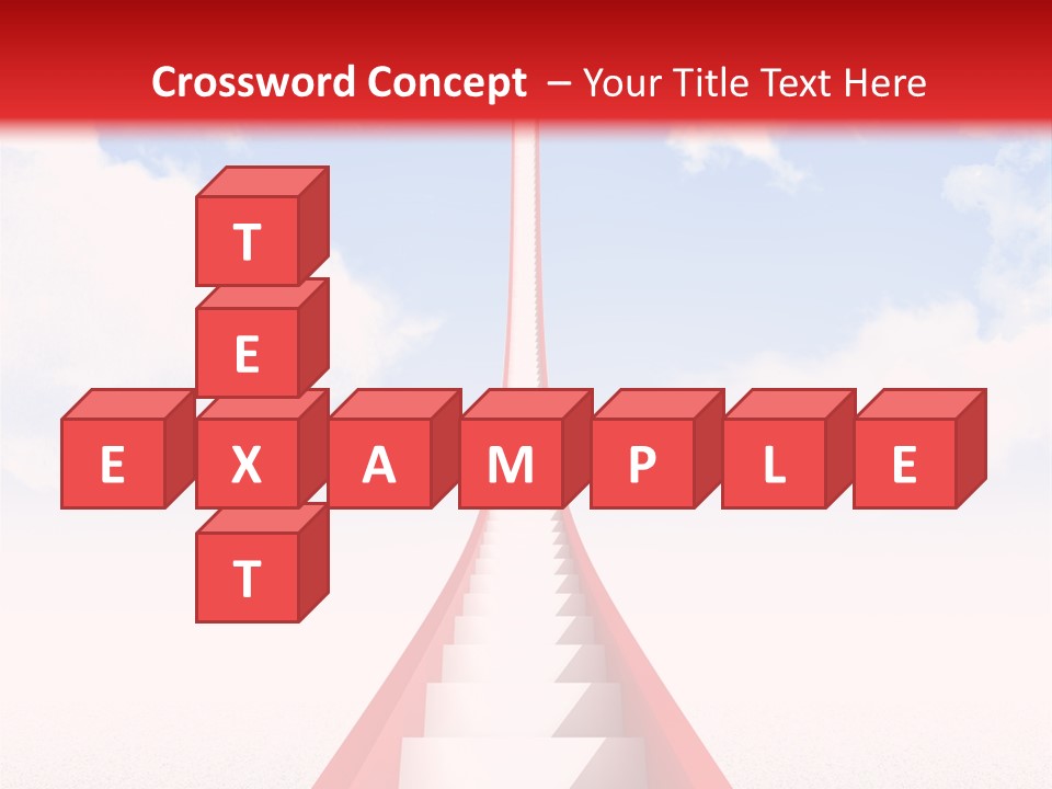 Success Heaven Outside PowerPoint Template