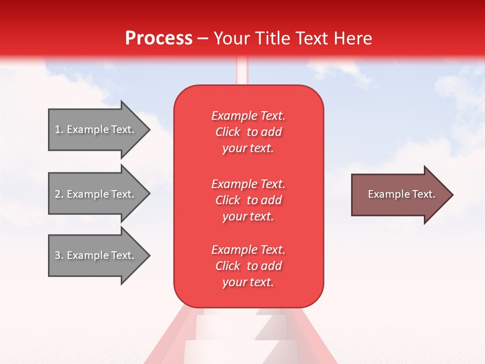 Success Heaven Outside PowerPoint Template