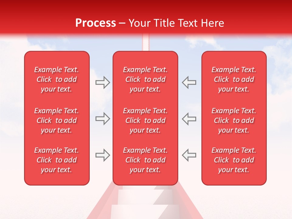 Success Heaven Outside PowerPoint Template