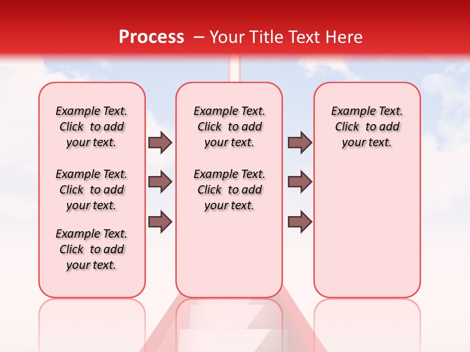 Success Heaven Outside PowerPoint Template