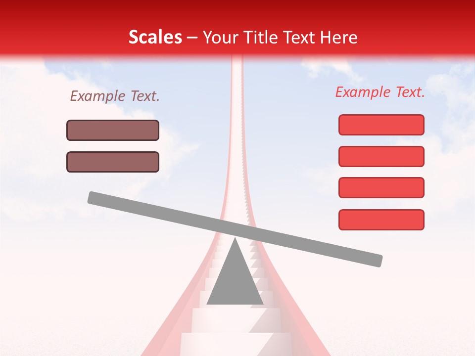 Success Heaven Outside PowerPoint Template