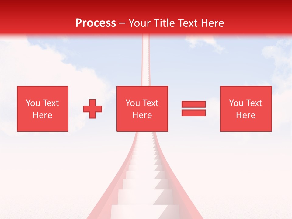 Success Heaven Outside PowerPoint Template