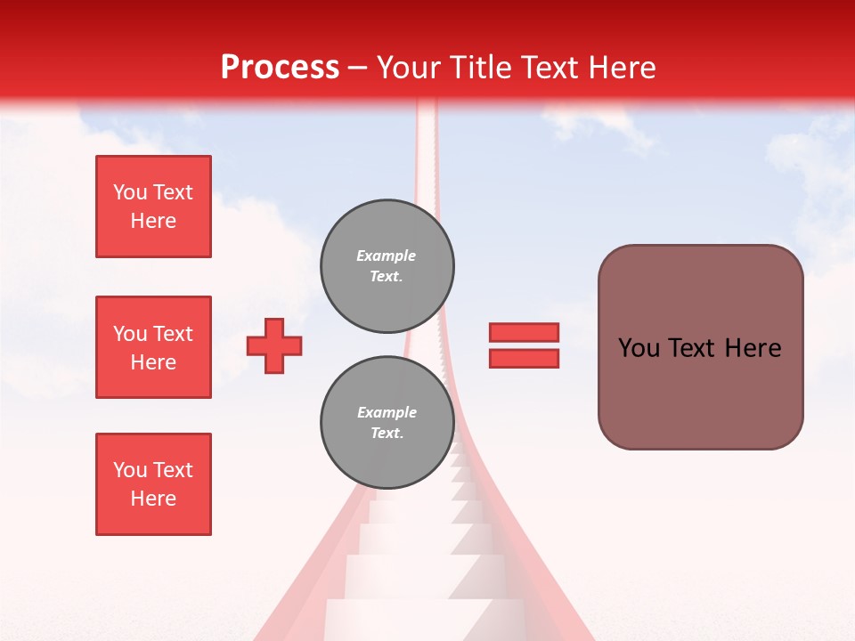 Success Heaven Outside PowerPoint Template