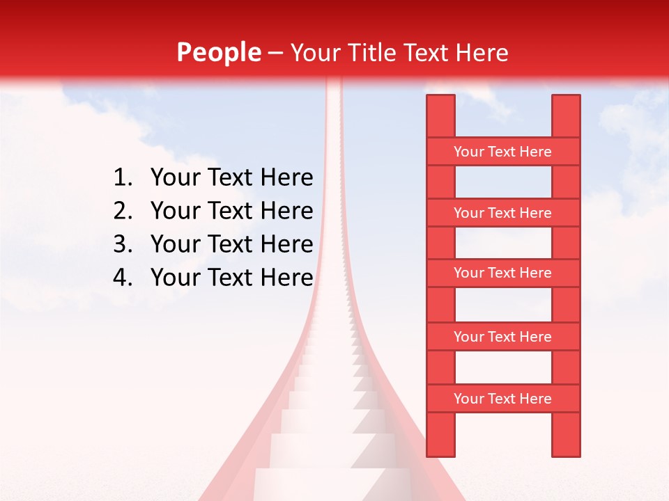 Success Heaven Outside PowerPoint Template