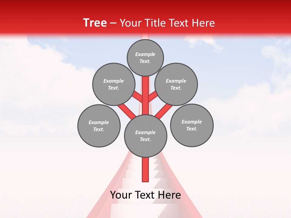Success Heaven Outside PowerPoint Template