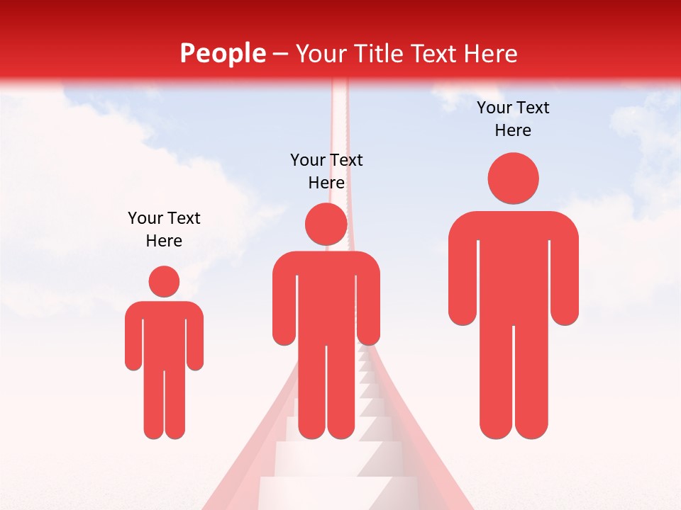 Success Heaven Outside PowerPoint Template