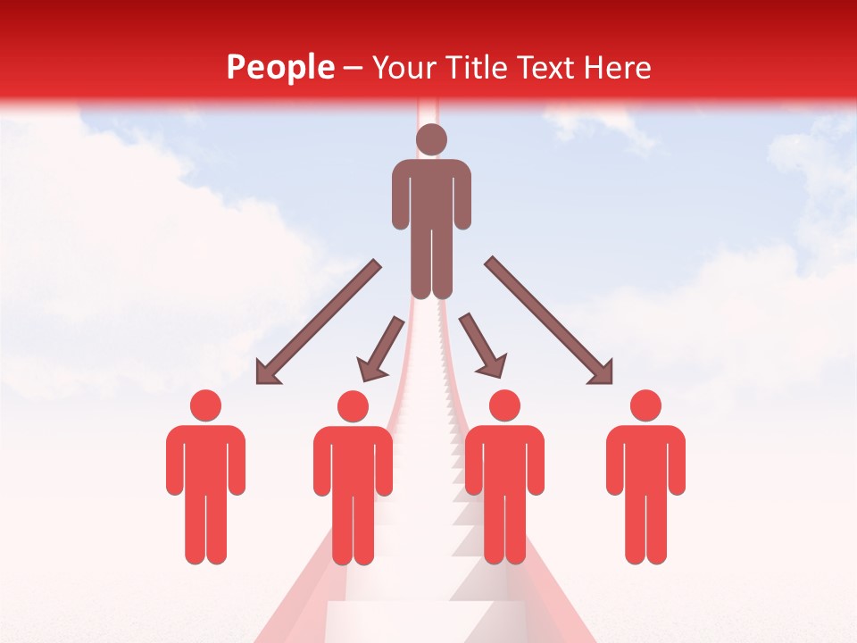 Success Heaven Outside PowerPoint Template