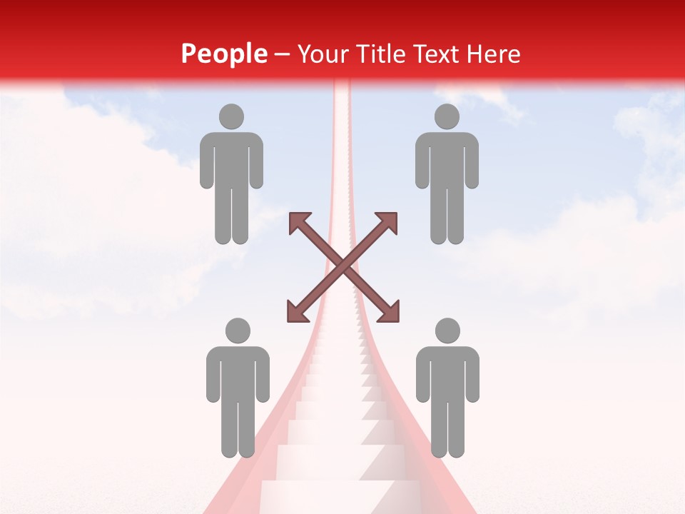 Success Heaven Outside PowerPoint Template