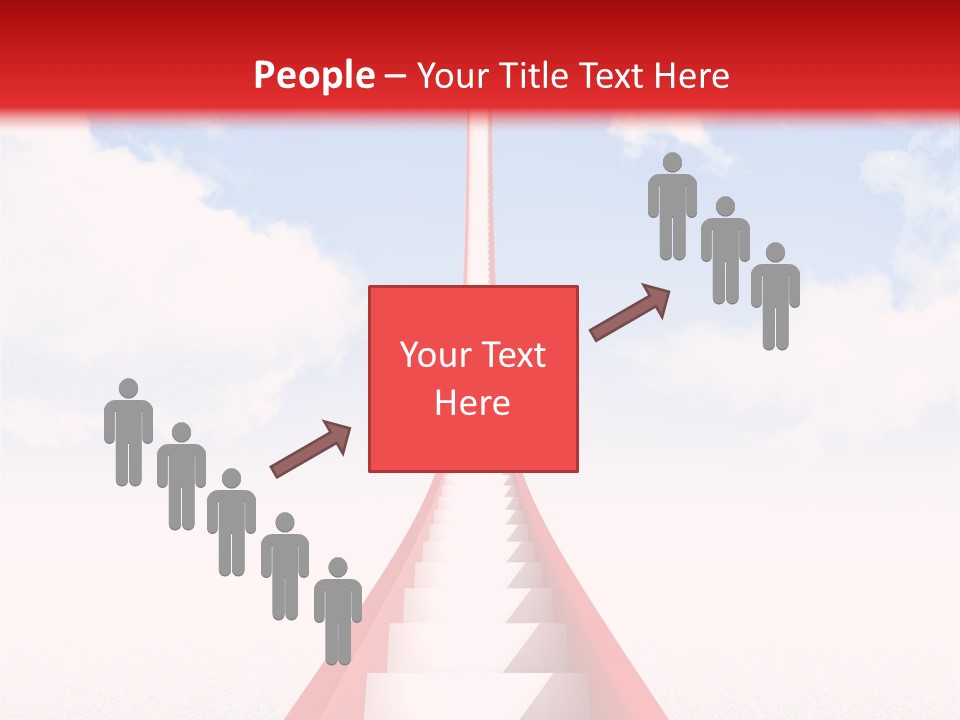 Success Heaven Outside PowerPoint Template