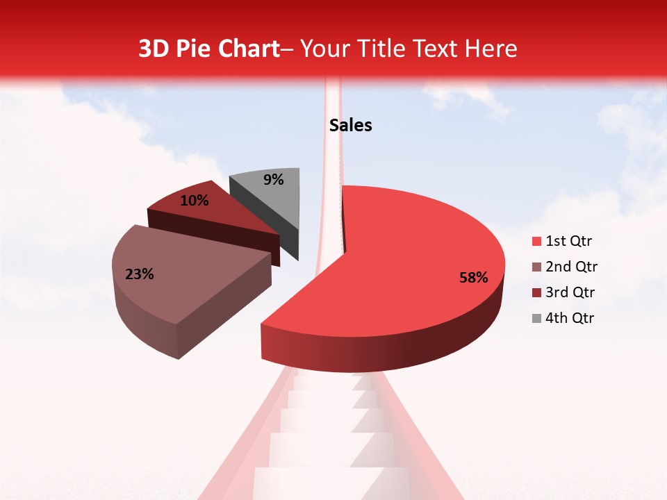 Success Heaven Outside PowerPoint Template
