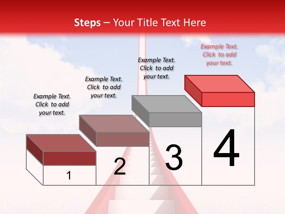 Success Heaven Outside PowerPoint Template