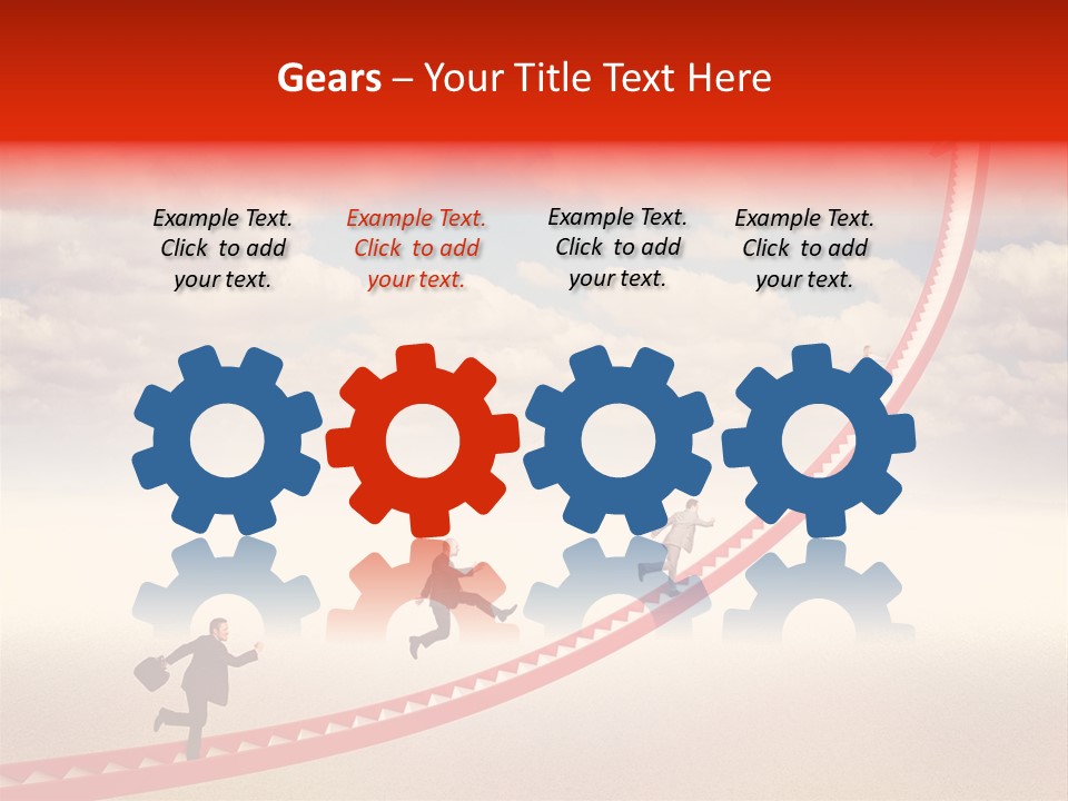 Business Man Team PowerPoint Template