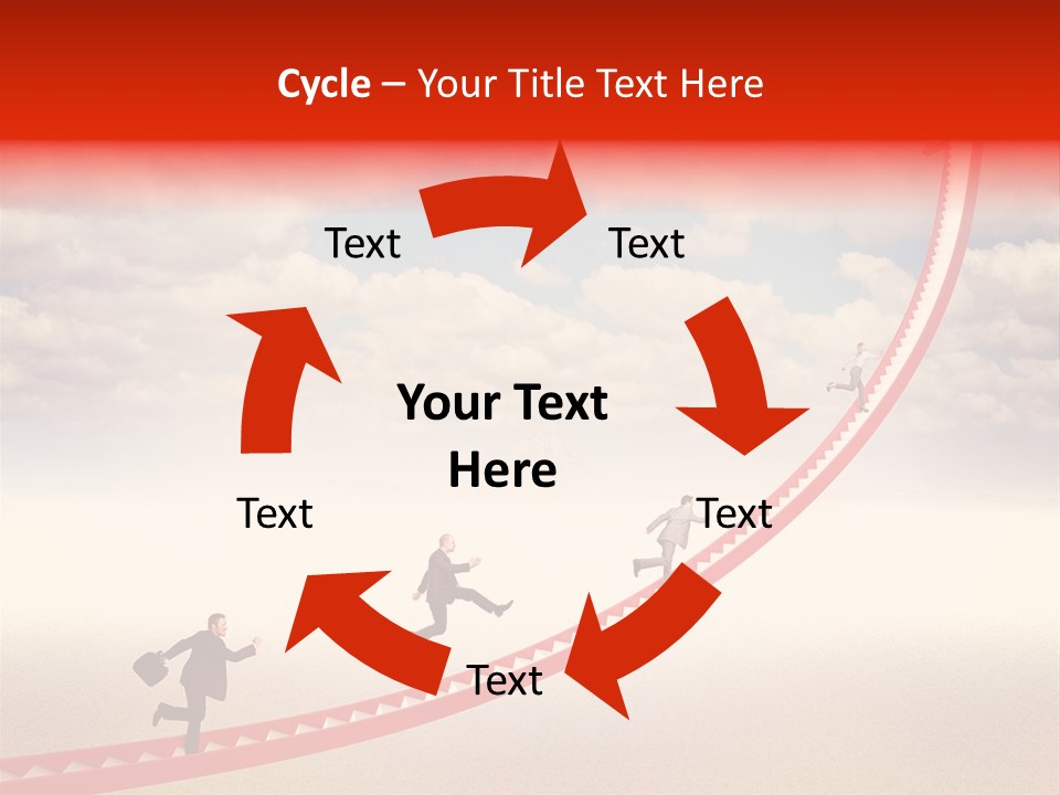 Business Man Team PowerPoint Template