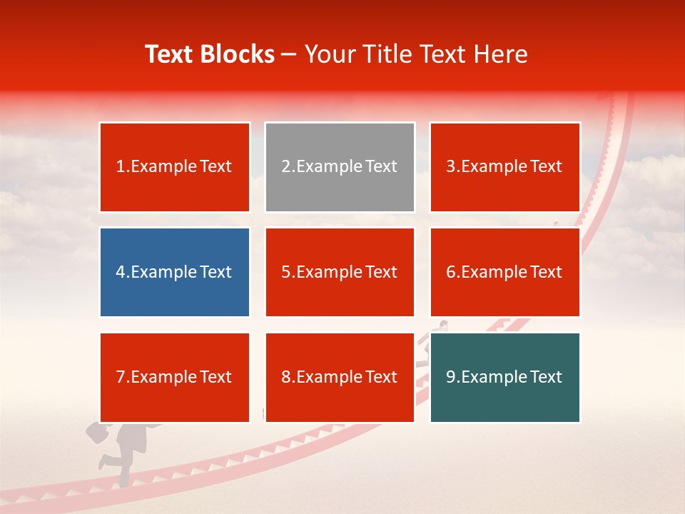 Business Man Team PowerPoint Template