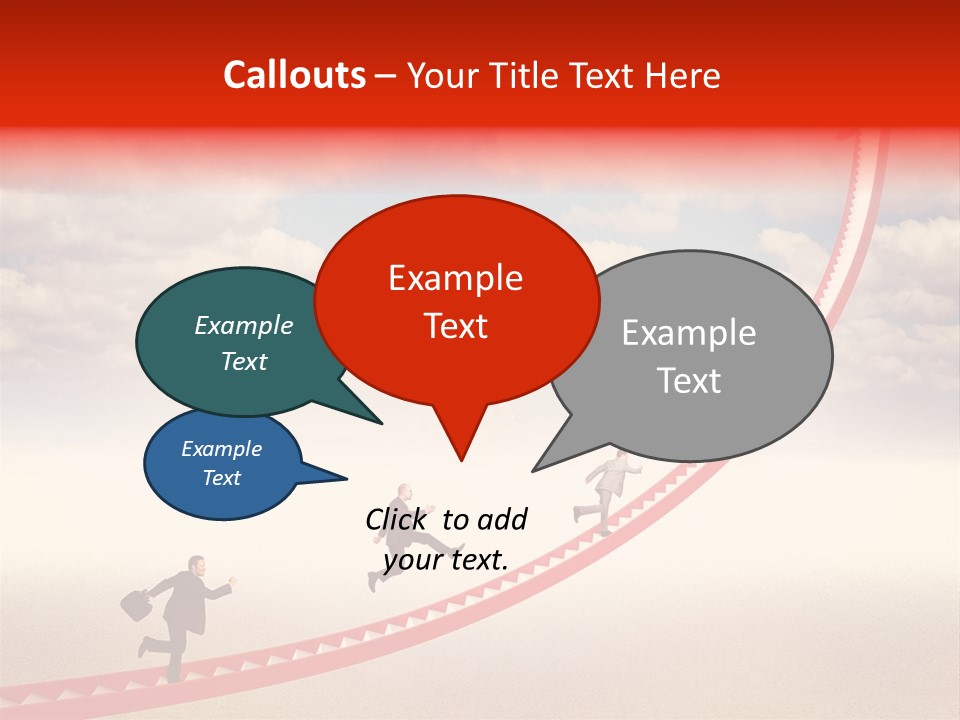 Business Man Team PowerPoint Template