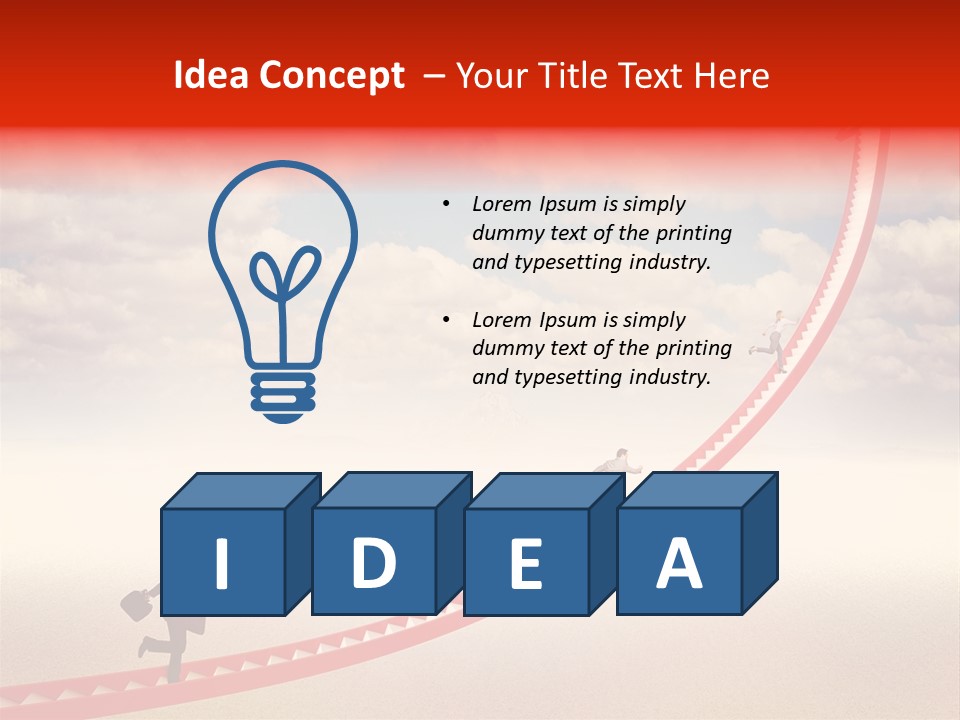 Business Man Team PowerPoint Template