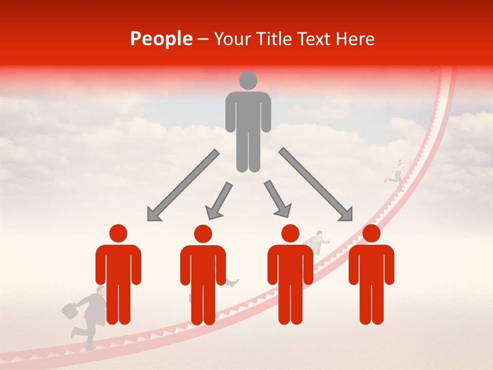 Business Man Team PowerPoint Template