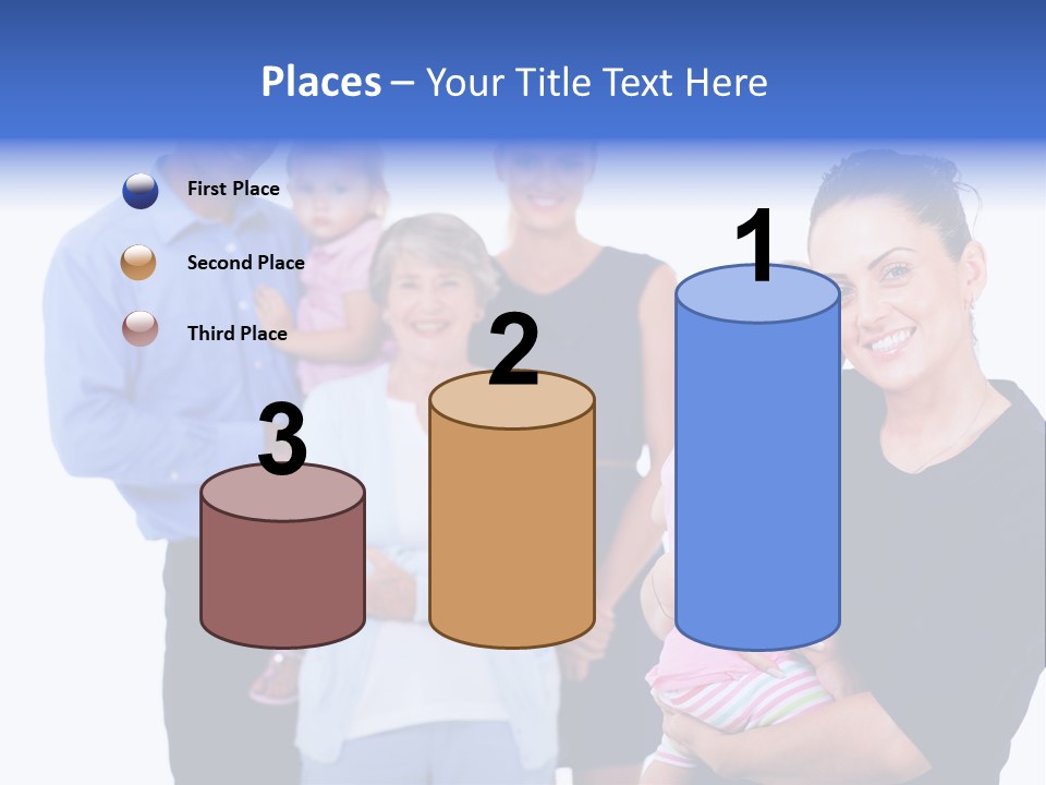 Holding Male Isolated PowerPoint Template