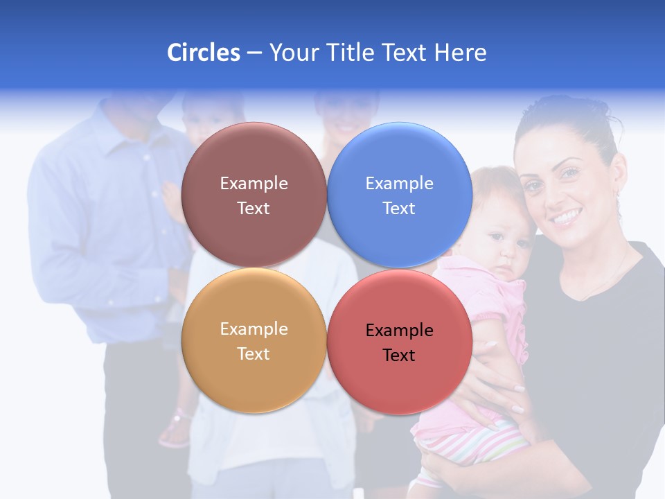 Holding Male Isolated PowerPoint Template