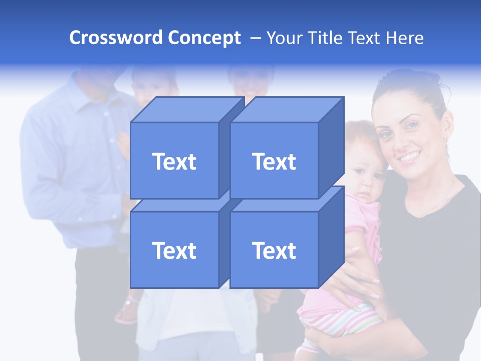 Holding Male Isolated PowerPoint Template