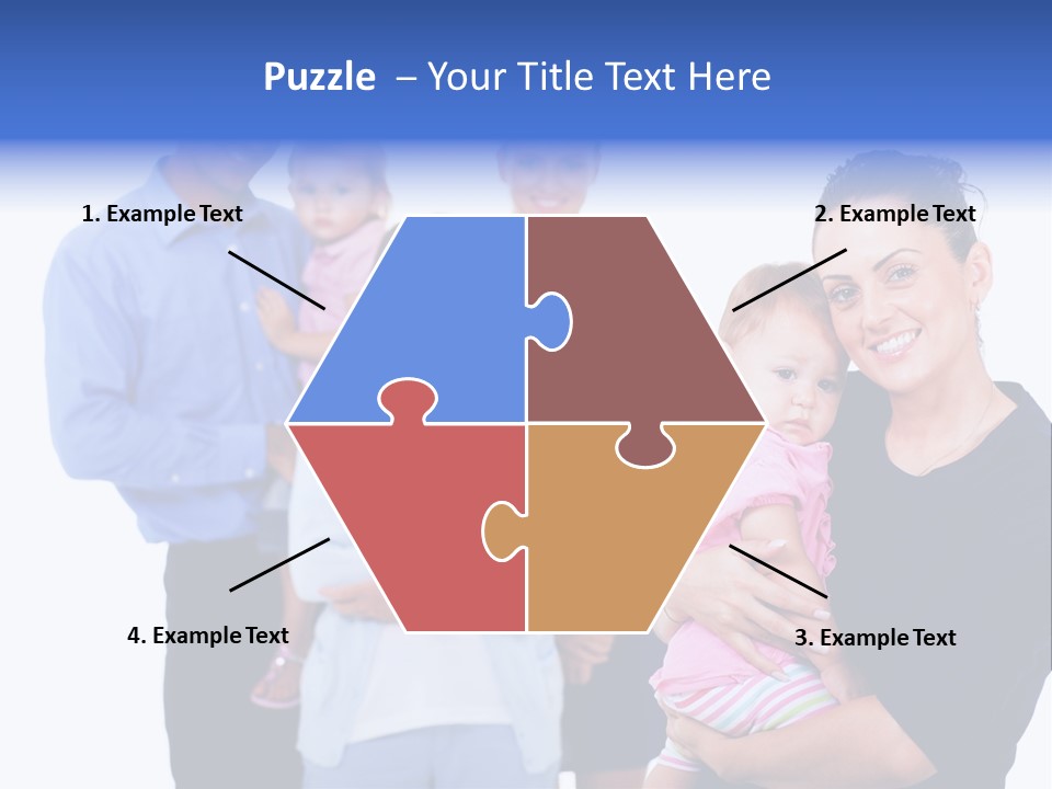 Holding Male Isolated PowerPoint Template