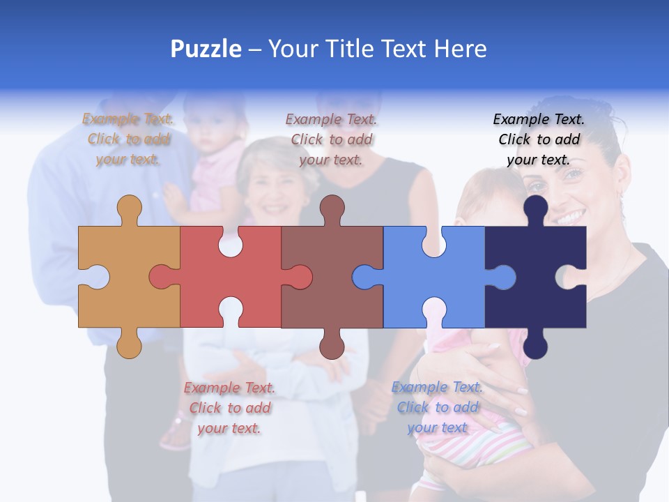 Holding Male Isolated PowerPoint Template