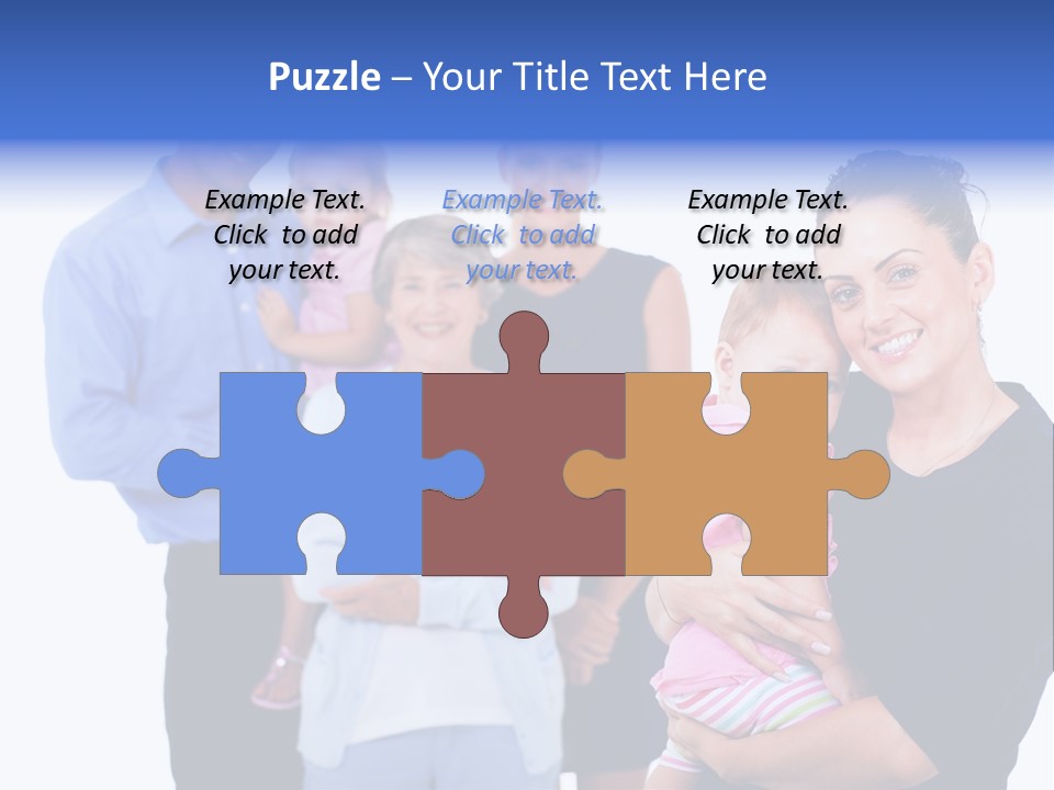 Holding Male Isolated PowerPoint Template