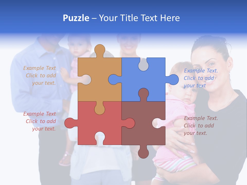 Holding Male Isolated PowerPoint Template