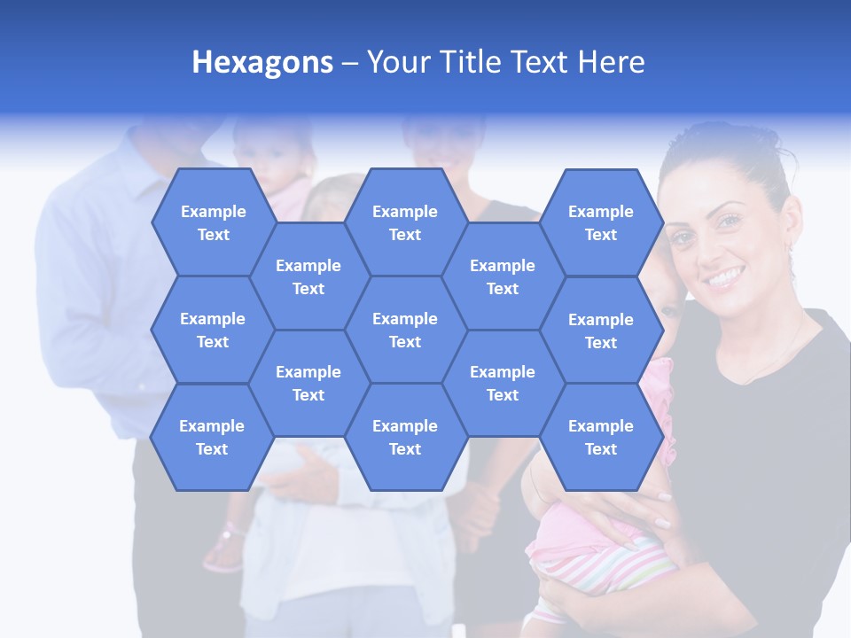 Holding Male Isolated PowerPoint Template